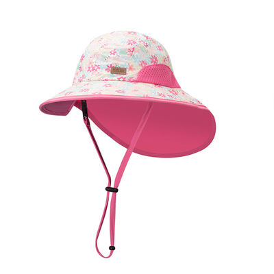 Da criança exterior do chapéu 58cm da proteção do algodão UPF chapéus 100% do Sun Sun