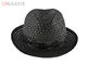 ráfia unisex Straw Bucket Hat For Summer do peso leve de 58cm exterior