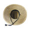 Grama de Straw Sun Hats Natural Hollow da praia da ressaca do ODM para mulheres do homem