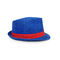 Logotipo feito sob encomenda 56cm da cor azul unisex de Fedora Panama Trilby Hat Adjustable