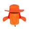Chapéu UV da proteção dos chapéus do Sun das mulheres exteriores de 60cm com tampa do pescoço