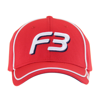 Capuzes de basebol de corrida 100% poliéster PU com bordados de fio de ouro
