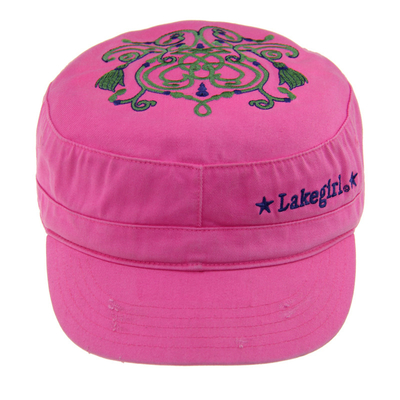 Chapéus Militares Casual Rosa de Algodão Custom bordados com Distressed Lavado