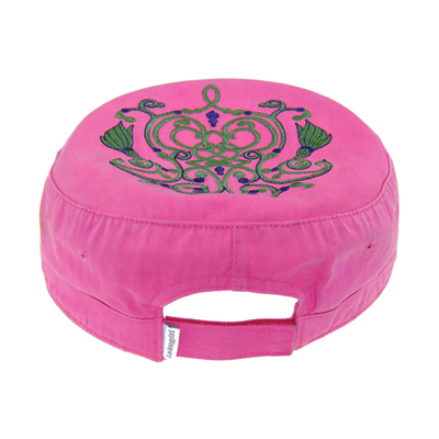 Chapéus Militares Casual Rosa de Algodão Custom bordados com Distressed Lavado