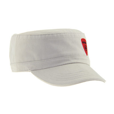 Capuz de cadete militar ajustável com fecho de velcro