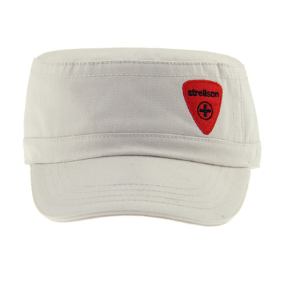 Capuz de cadete militar ajustável com fecho de velcro