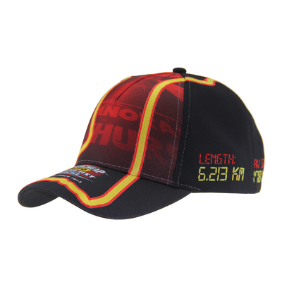 Capuz de beisebol 100% poliéster respirável com logotipo bordado
