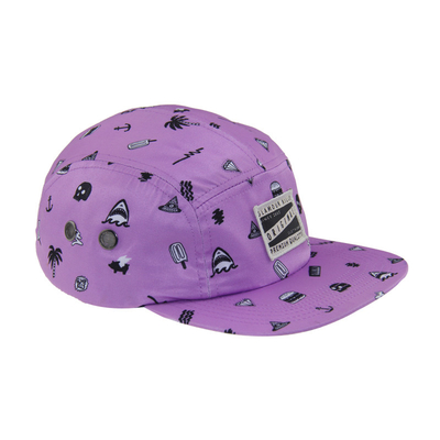 Personalizável Impresso 5 Painéis Camping Baseball Cap Para Verão