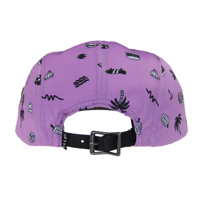 Personalizável Impresso 5 Painéis Camping Baseball Cap Para Verão