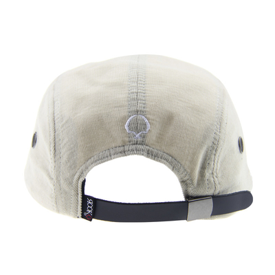 Impressão personalizada Chapéu Snapback de Corduroy com Pico Flat e Faixa de Couro