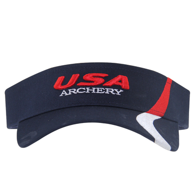 Visor de sol de algodão 100% de tecido unisex visor de sol bordado personalizado