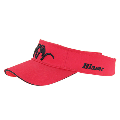 Adulto algodão Visor de praia masculino 3D bordados Mulheres chapéus de sol de golfe personalizáveis