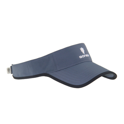 Visor solar de tênis de poliéster Cap Visor solar de corrida com fecho traseiro de velcro