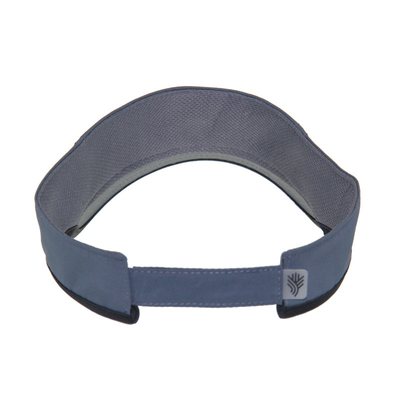 Visor solar de tênis de poliéster Cap Visor solar de corrida com fecho traseiro de velcro
