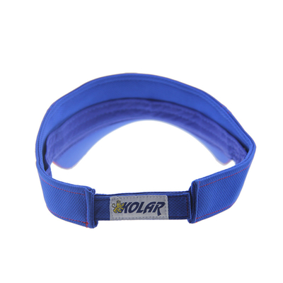 Adulto Polymesh Visor solar chapéus femininos Custom Puff bordado logotipo