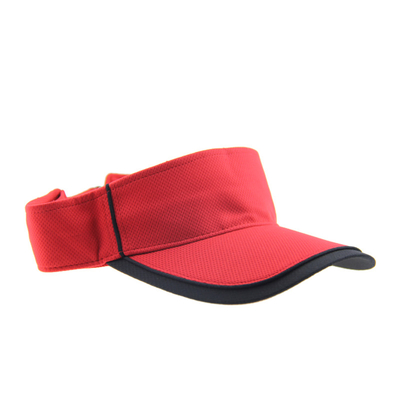 Frentes de tubulação de contraste ajustáveis Visor solar masculino Caps Design elegante