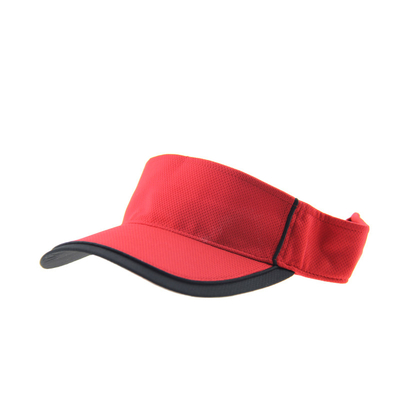 Frentes de tubulação de contraste ajustáveis Visor solar masculino Caps Design elegante