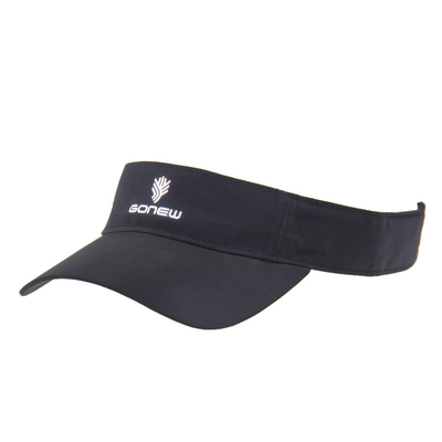 Visor solar esportivo feminino de microfibra de peso leve com impressão refletora