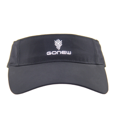 Visor solar esportivo feminino de microfibra de peso leve com impressão refletora