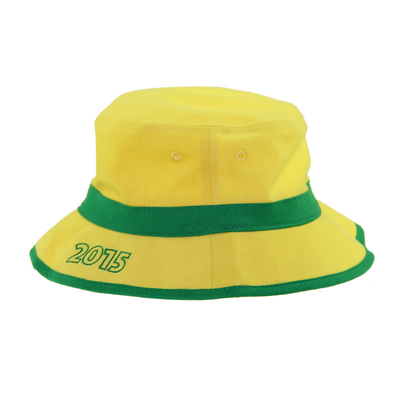 Personalização Chapéu de balde de pescador Chapéu de balde de equipe de algodão escovado
