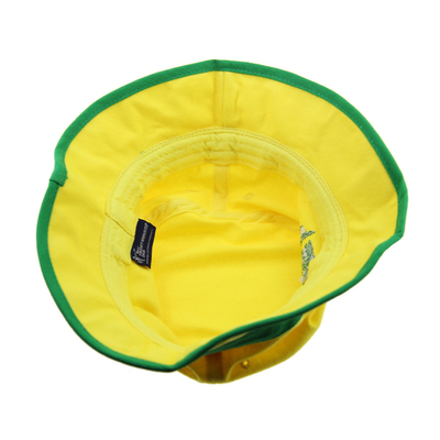 Personalização Chapéu de balde de pescador Chapéu de balde de equipe de algodão escovado