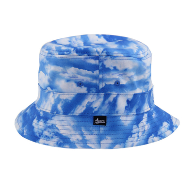Impressão de corantes de gravatas Moda Peixeiro Chapéus de balde Verão Poliéster Material elástico