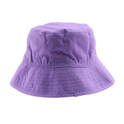 Chapéu de pescador de lona de algodão Impressão personalizada Chapéu de balde de mulheres Verão requintado