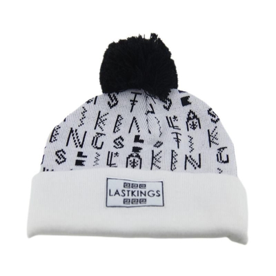 Chapéus de boné de algodão micro de lã de tricô com bordado logotipo personalizado