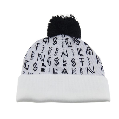 Chapéus de boné de algodão micro de lã de tricô com bordado logotipo personalizado