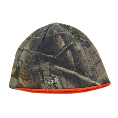 Unisex Camuflagem Reversível Brinqued Beanie Chapéus Logotipo de bordado personalizado
