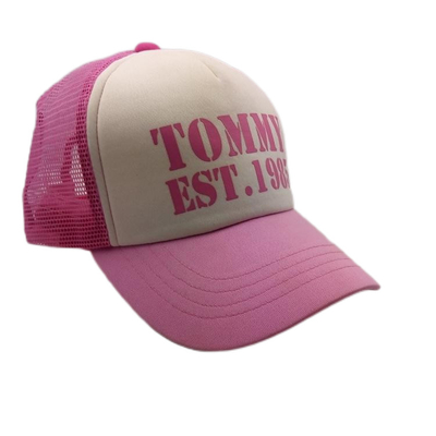 Chapéus femininos de caminhoneiro de baixo perfil, chapéu de caminhoneiro rosa de verão OEM