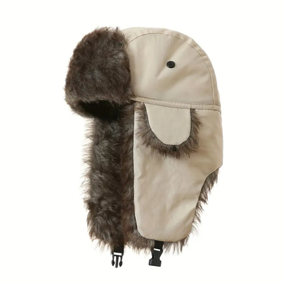 Chapéu de Inverno Unisex Quente Trapper à prova de vento à prova de chuva para tempo frio extremo