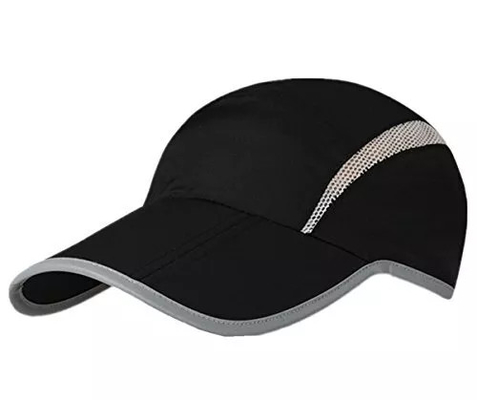 Chapéu de beisebol dobrável de moda com faixa refletora