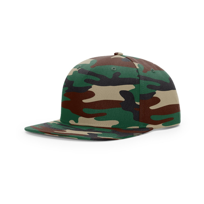 Snapback frontal personalizado 5 chapéus de painel Pico plano Snapback de perfil médio