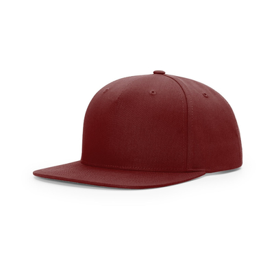 Snapback frontal personalizado 5 chapéus de painel Pico plano Snapback de perfil médio