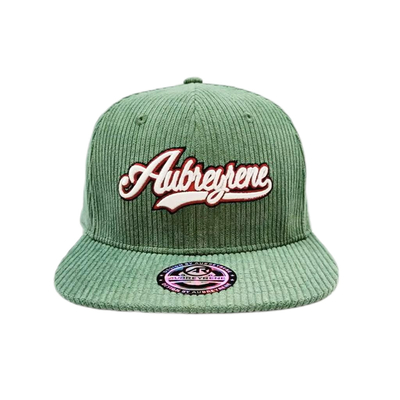 Unisex Construído 6 Painel Snapback Chapéu Corduroy Pico plano Profil médio Snapback