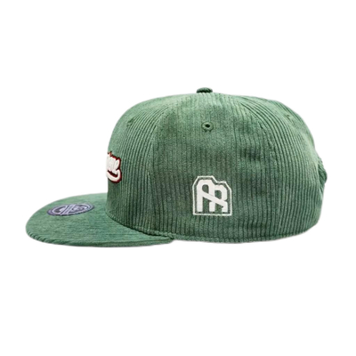 Unisex Construído 6 Painel Snapback Chapéu Corduroy Pico plano Profil médio Snapback