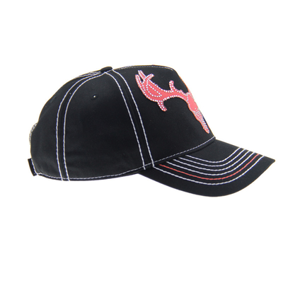 Visor pré-curvado Borracha de algodão Baseball Cap 5 Panel Homens Caça Baseball Hat