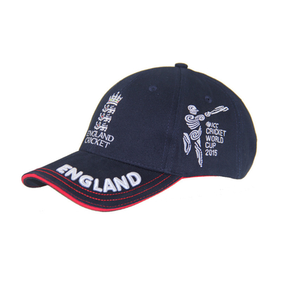 Capuz de basebol de algodão de qualidade durável bordado para o exterior, chapéu de basebol masculino/mulher para críquete