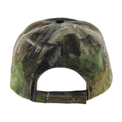6 Painéis de Camuflagem Bordados Chapéus de Beisebol ao ar livre, chapéus de caça ajustáveis de baixo perfil unisex