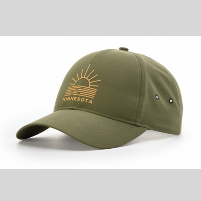 6 Panel Performance Casual Outdoor Baseball Cap/Hat com Proteção contra Água e UPF.