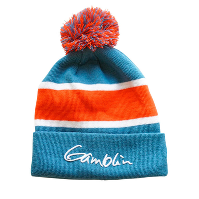 Chapéus de boné acrílico confortáveis Chapéus de boné personalizados impressos Pom Pom On Top