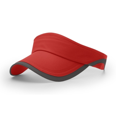 Personalização Tecido leve Visor de sol Caps Visor de corrida chapéu