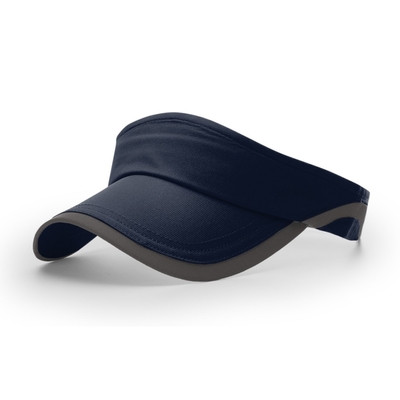 Personalização Tecido leve Visor de sol Caps Visor de corrida chapéu