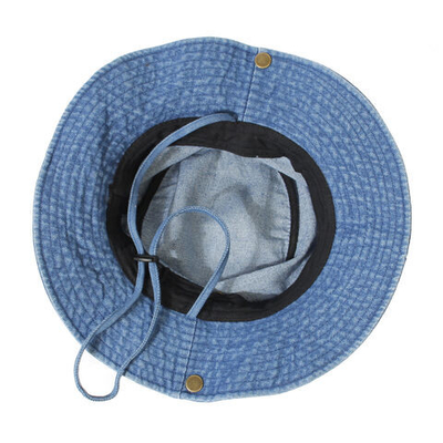 Chapéu de balde de algodão unisex lavado Chapéu de pescador dobrável