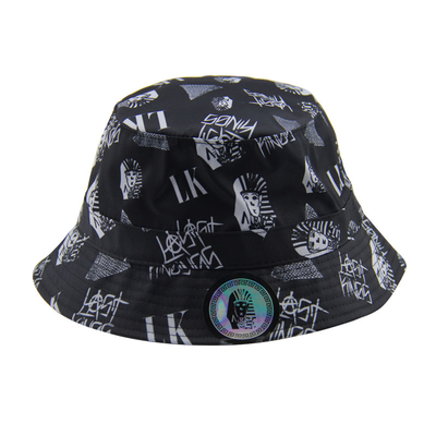 Impressão por sublimação Chapéus de balde personalizados Chapéus de pesca de verão Certificado SGS