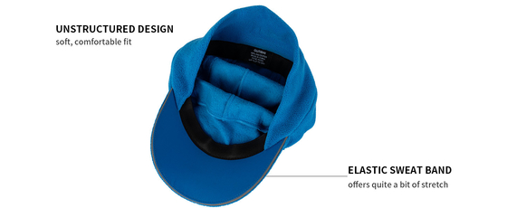 Chapéu de rabo de cavalo de lã para mulheres Chapéu de inverno refletor com aquecedor de orelhas