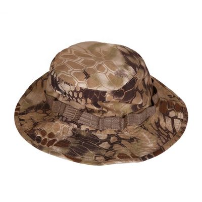 Borda larga da camuflagem impermeável que pesca o chapéu 58cm com corda