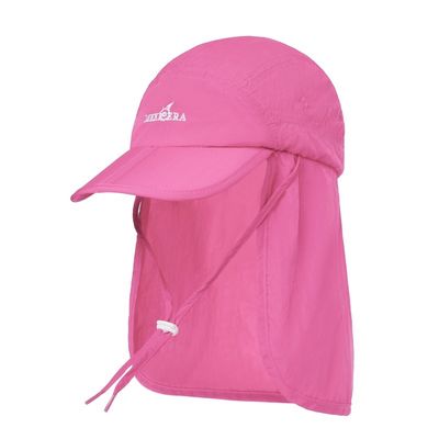 Chapéus de caminhada exteriores da proteção de Sun com cor de Pantone das aletas do pescoço