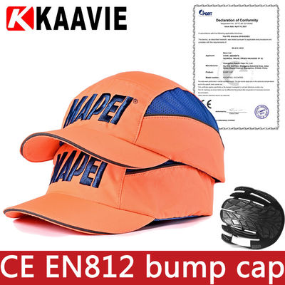 Impacto do estilo do CE EN812 olá! Vis Bump Cap Safety Baseball - resistente